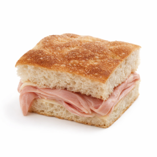 Focaccia con Jamón y Queso