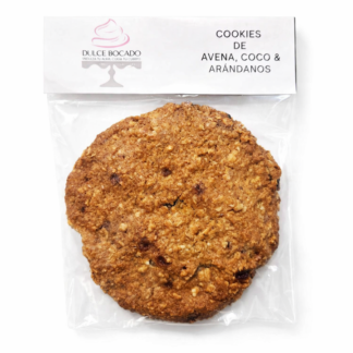 Cookie de Arándanos, Avena y Coco