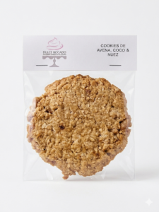 Cookie de Avena, Nuez y Coco