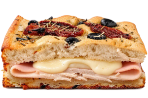 Focaccia de Pollo y Queso (Sin Gluten)